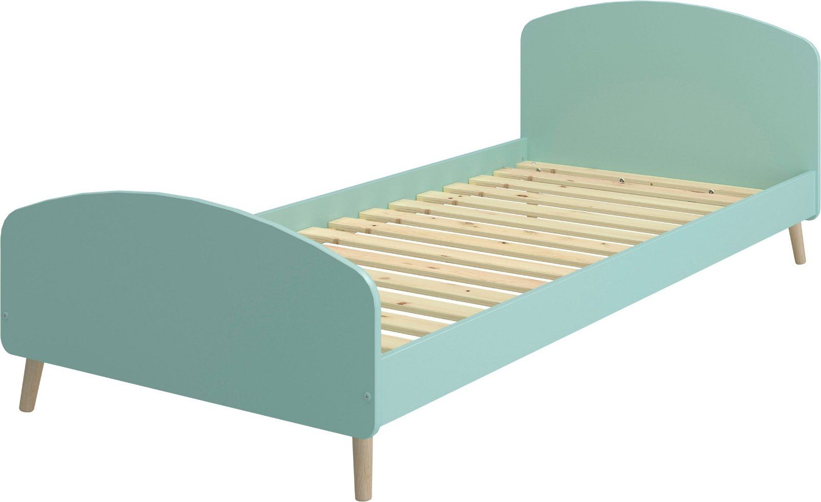 andas Bett GAIA,in skandinavischem Design Farbe Cool Mint