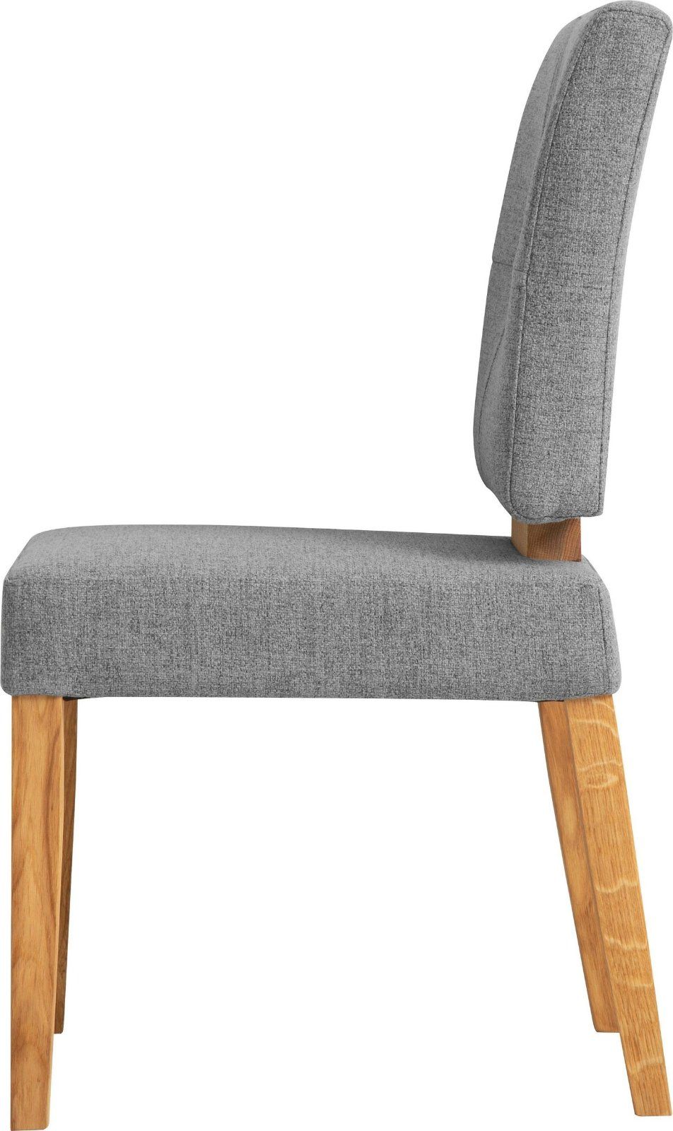 Home affaire Stuhl Ponza Set, 4 St Eiche geoelt/hellgrau