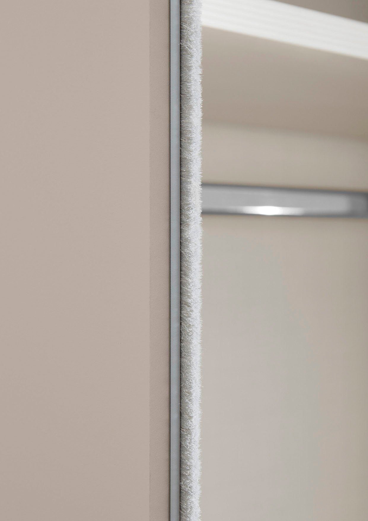 STAUD Schwebetürenschrank Sinfonie Plus Mit Spiegeltüre Sandfarbe
