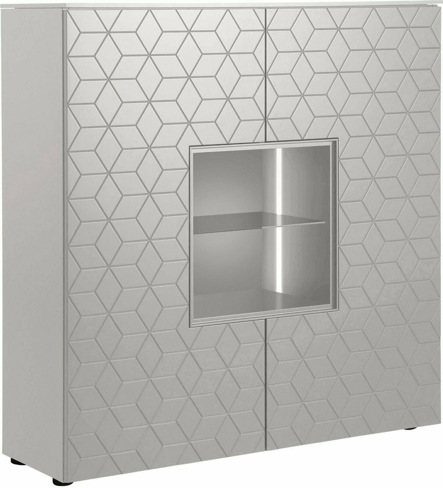 Villeroy & Boch Highboard »AMARA CARRÉ«, Lack light grey