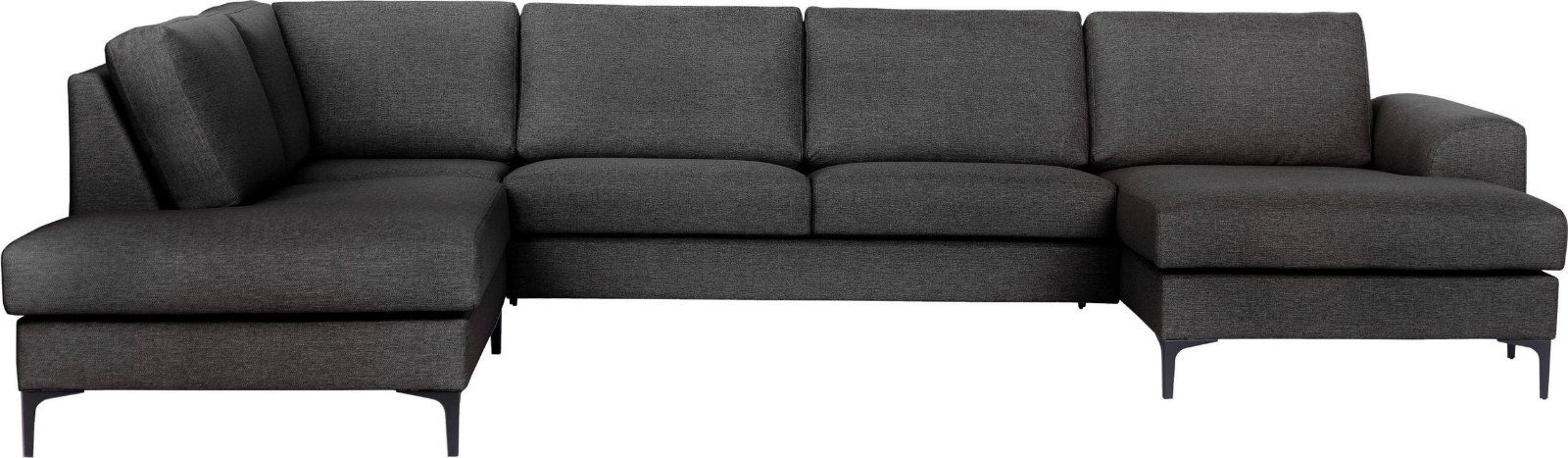 Wohnlandschaft »Henry«, mit Metallbeinen, in anthrazit