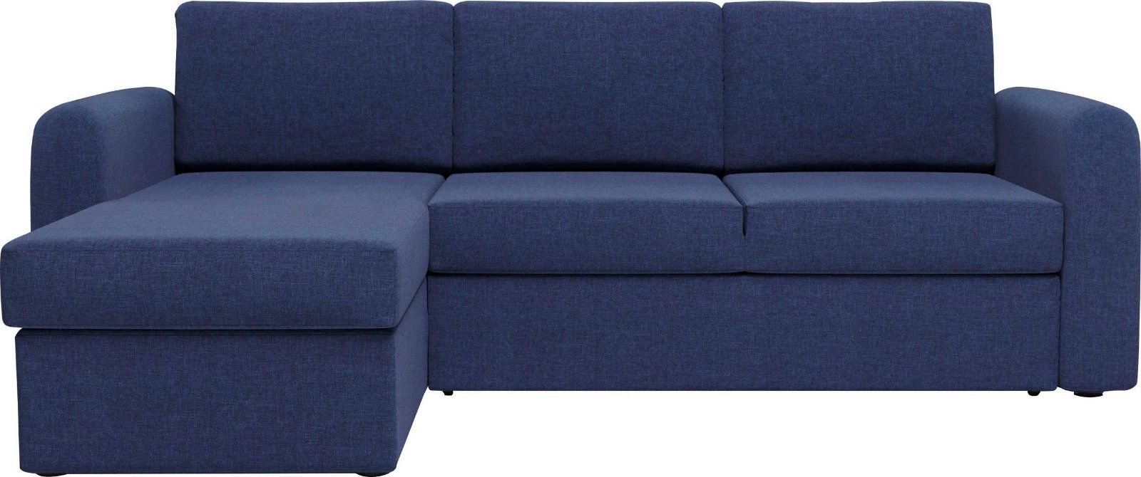 Home affaire Ecksofa Delaware Webstoff fein dark blue