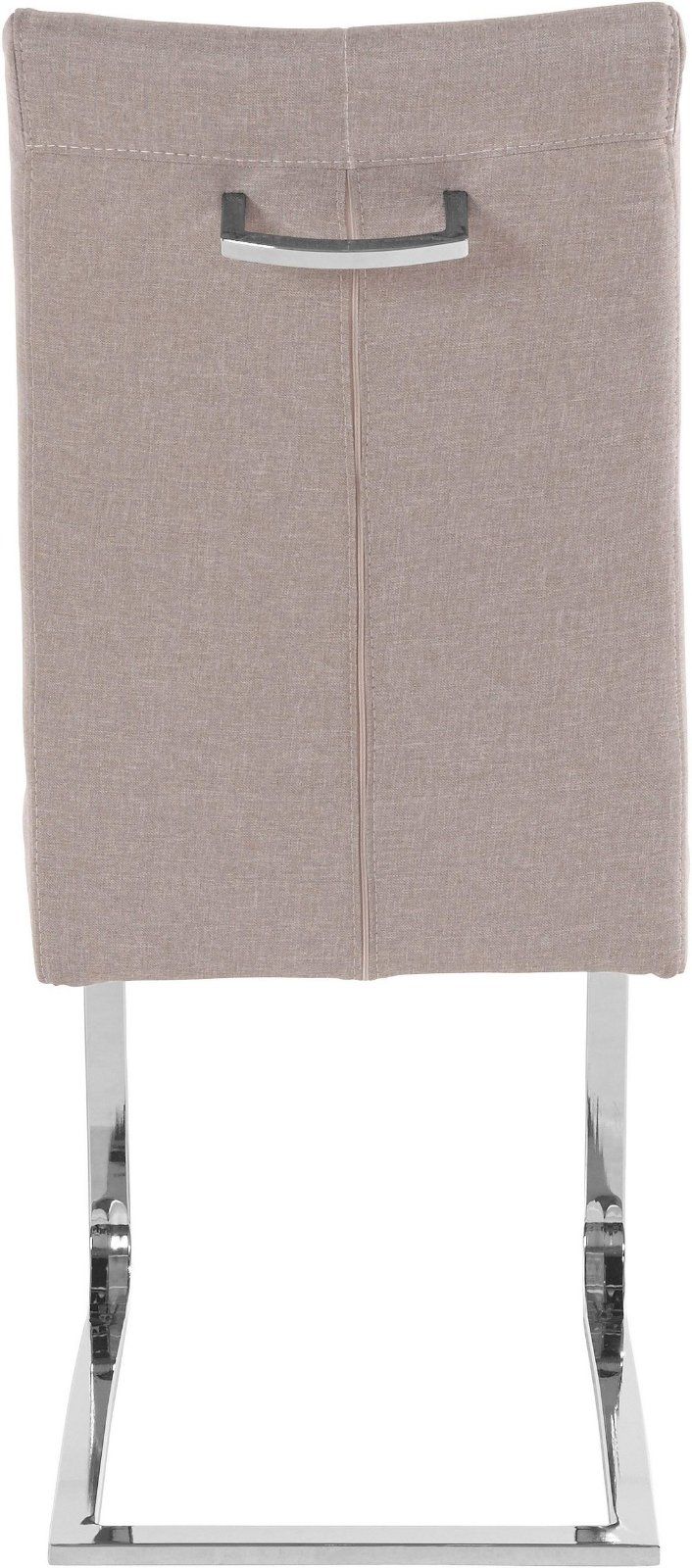 Home affaire Freischwinger »Rab« Set, 2 Stück Webstoff cappuccino