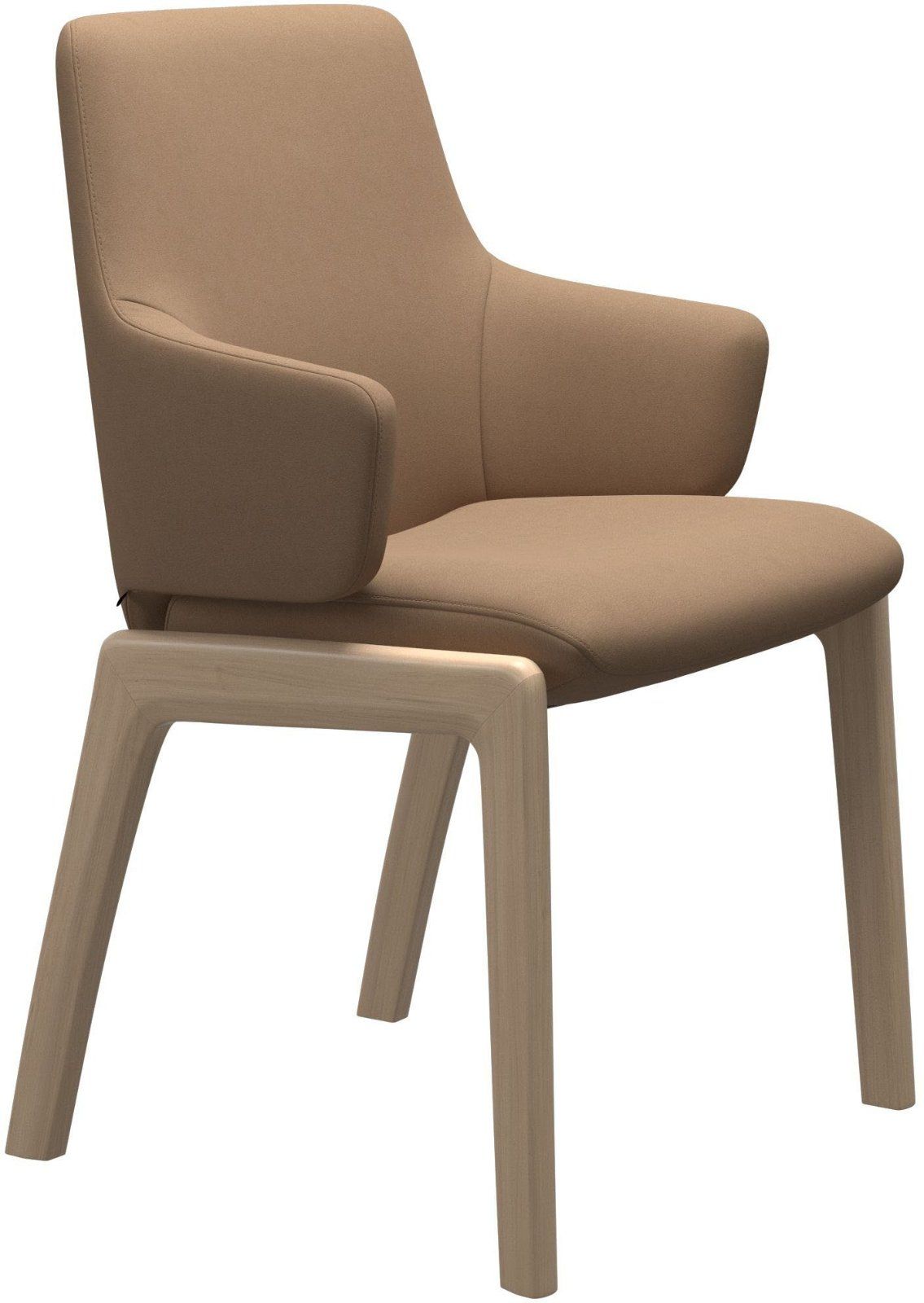 Stressless® Polsterstuhl Laurel, 3er Set, Low Back mit Armlehne, Microfaser, sandfarben