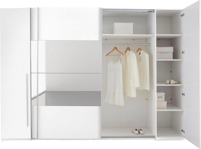 Schwebetürenschrank Mega mit Dreh- und Schwebetüren