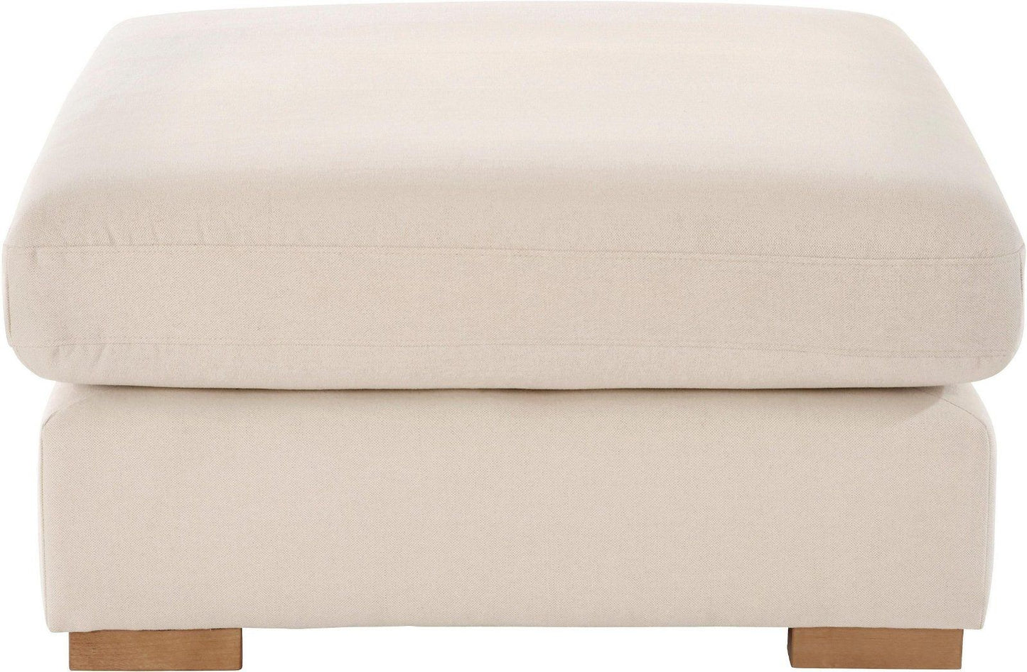 Home&Living Ecksofa »Arles« in Struktur beige mit Hocker