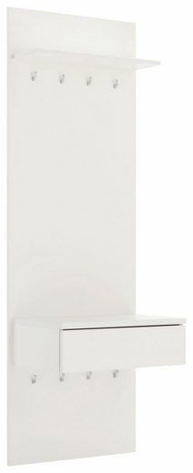 Garderobenpaneel »Skini« mit 8 Haken und Schubkasten