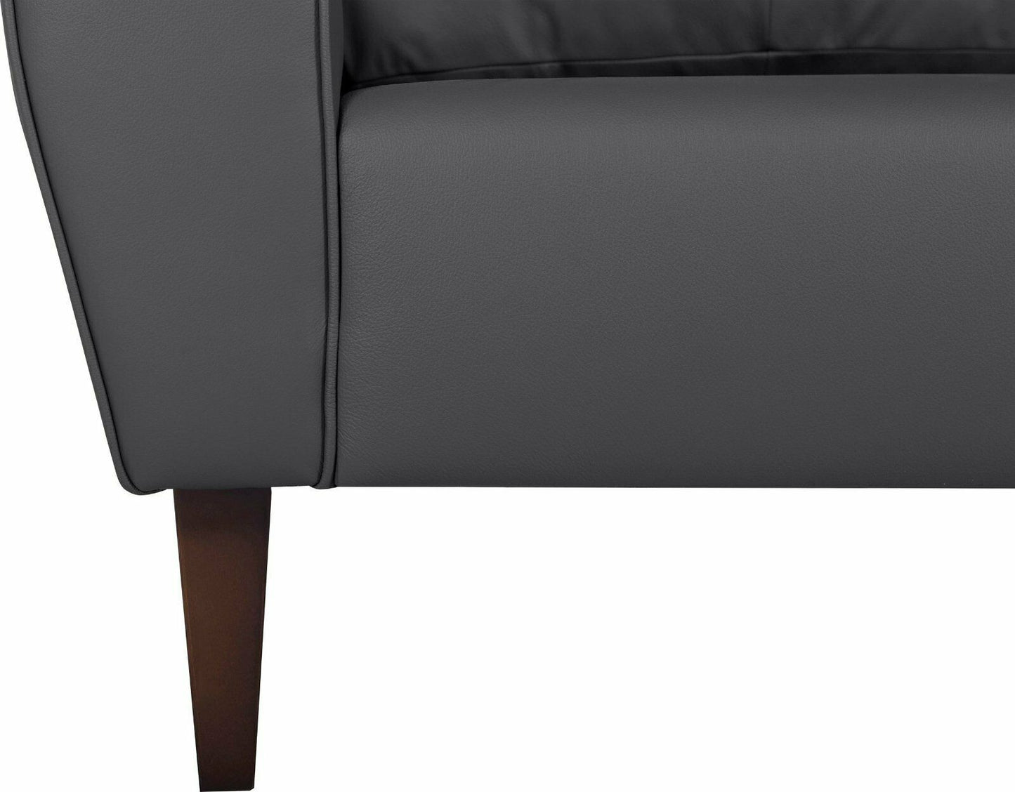 GEPADE 3-Sitzer Echtleder Farbe: Grau