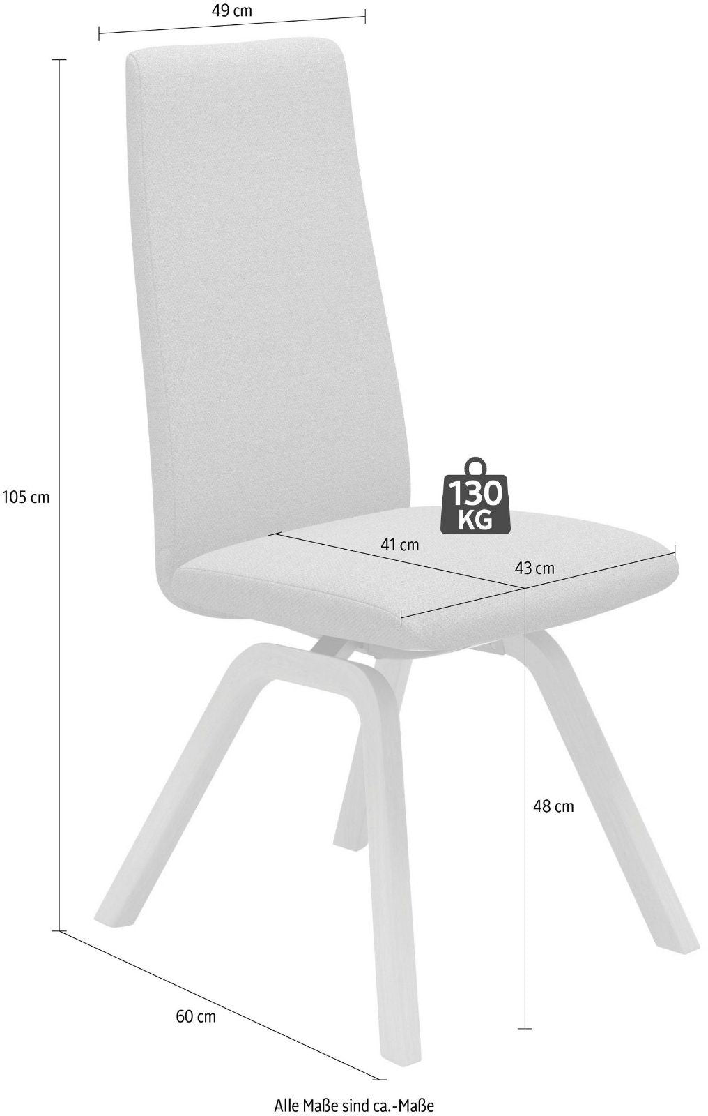 Stressless® Polsterstuhl-Set 3 Stück »Laurel«, High Back, Größe M