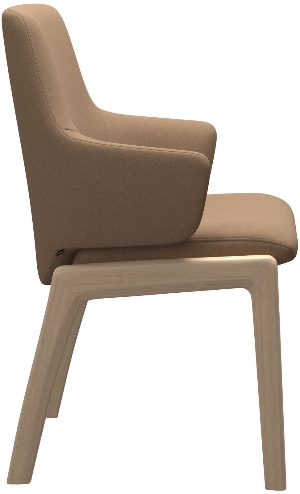 Stressless® Polsterstuhl Laurel, 3er Set, Low Back mit Armlehne, Microfaser, sandfarben