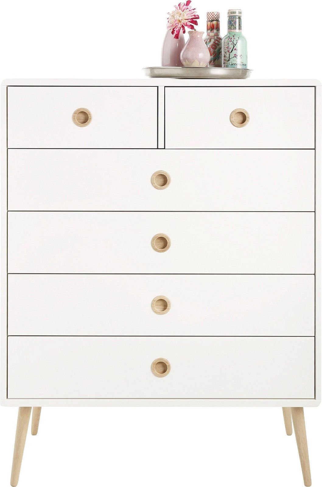 Home affaire Kommode »Softline«, im Retro Look, Breite 81,5 cm