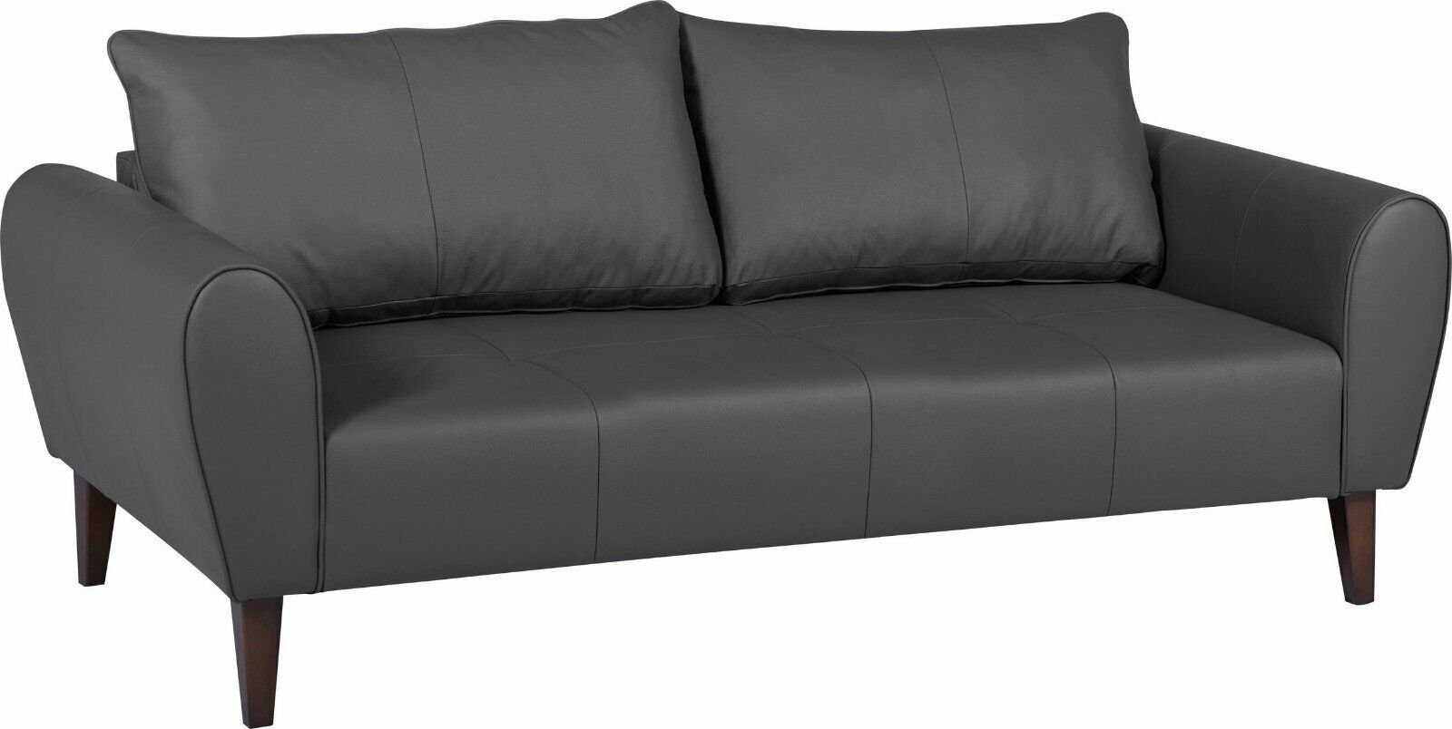 GEPADE 3-Sitzer Echtleder Farbe: Grau