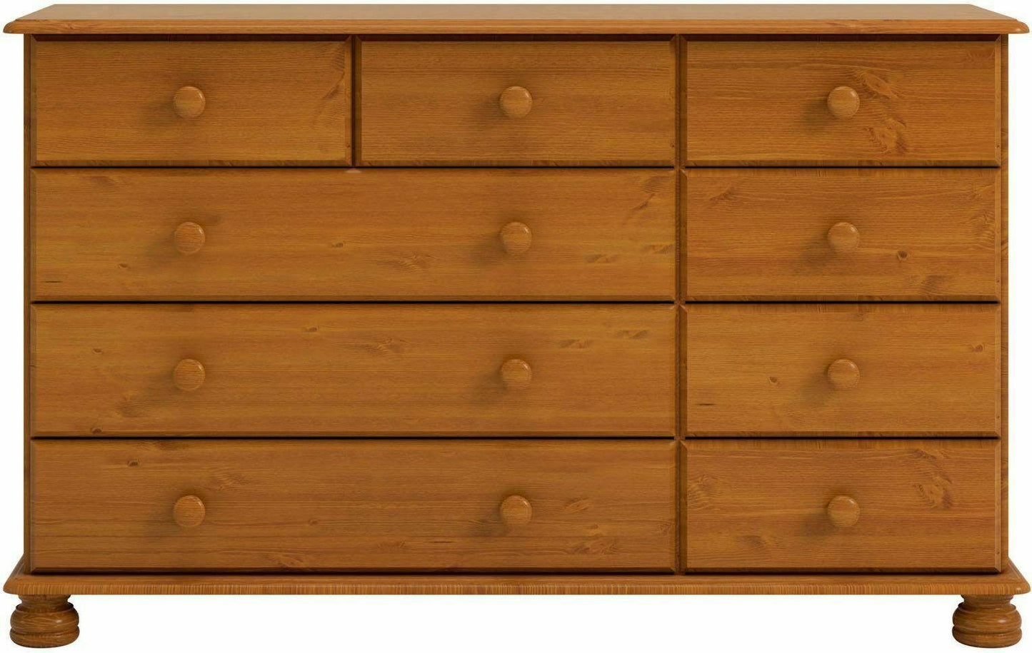 Home affaire Kommode »Richmond«, mit 9 Schubladen, Breite 121 cm