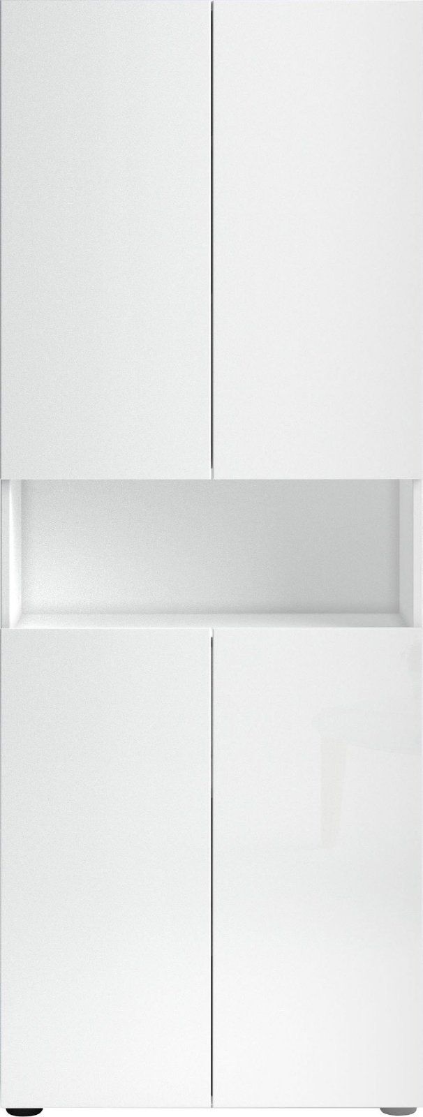 Hochschrank Mister Breite 68 cm komplett hochglanz lackiert