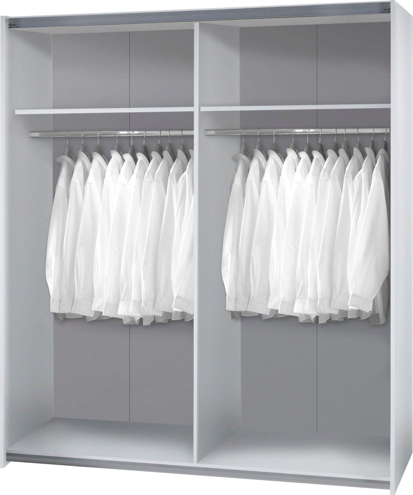 Schlafkontor Schwebetürenschrank in weiß