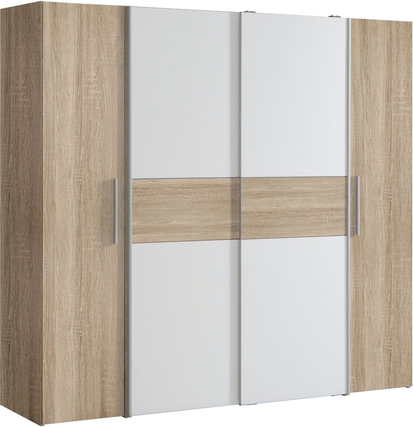 Kleiderschrank »Kalixtus« Sonoma Eiche / Weiß