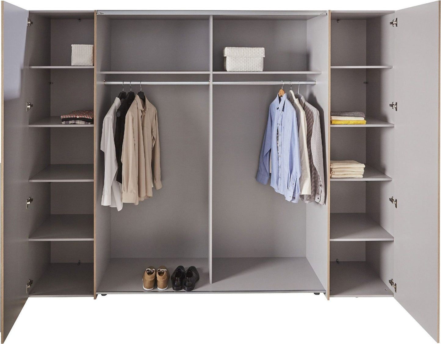 Dreh-/Schwebetürenschrank »Narago« 270cm Artisan-Eiche