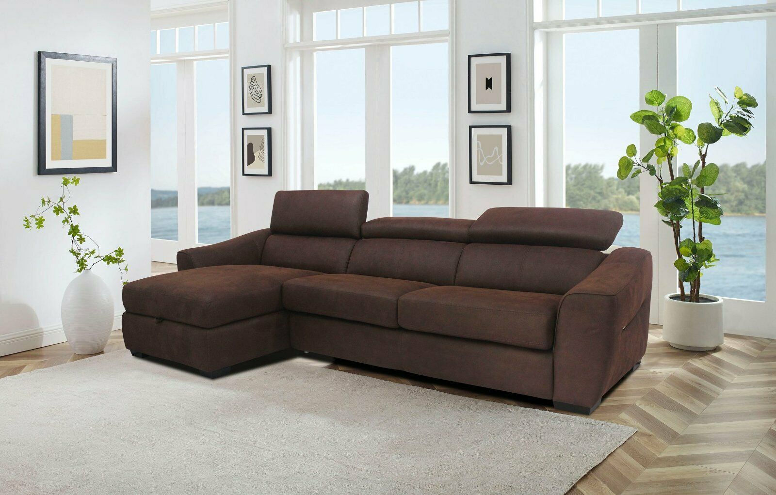 Home affaire Schlafsofa »Luzern« inkl.Bettfunktion und Bettkasten