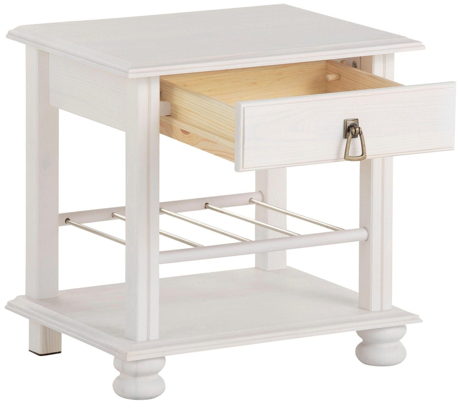 Home affaire Nachtkommode Mitu, aus massiver Kiefer