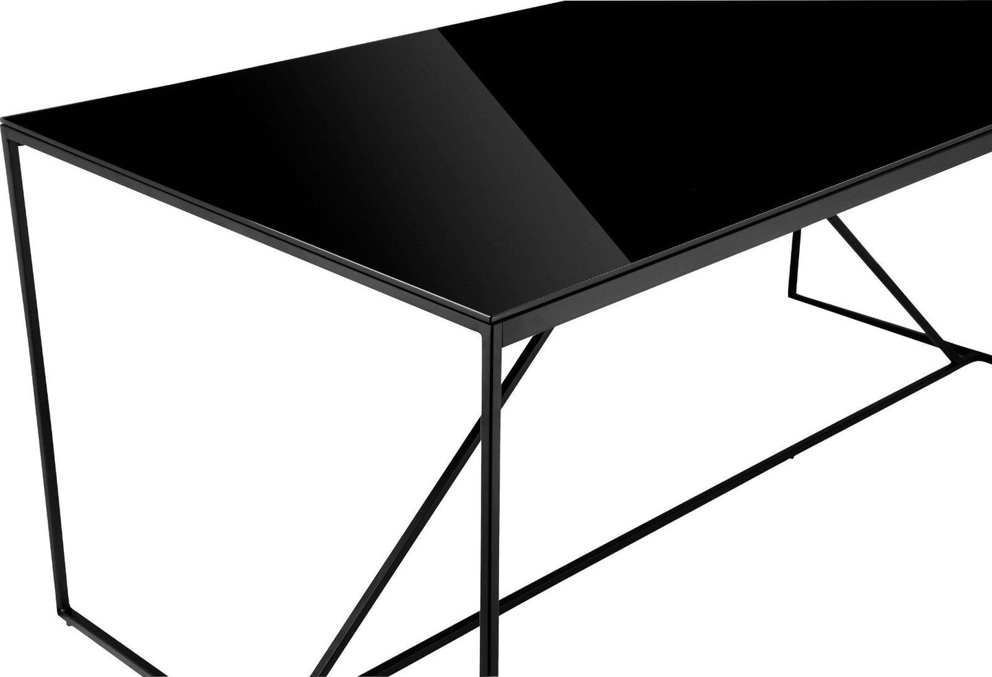 Esstisch »Esra«, Gestell aus Metall, Tischplatte aus Glas
