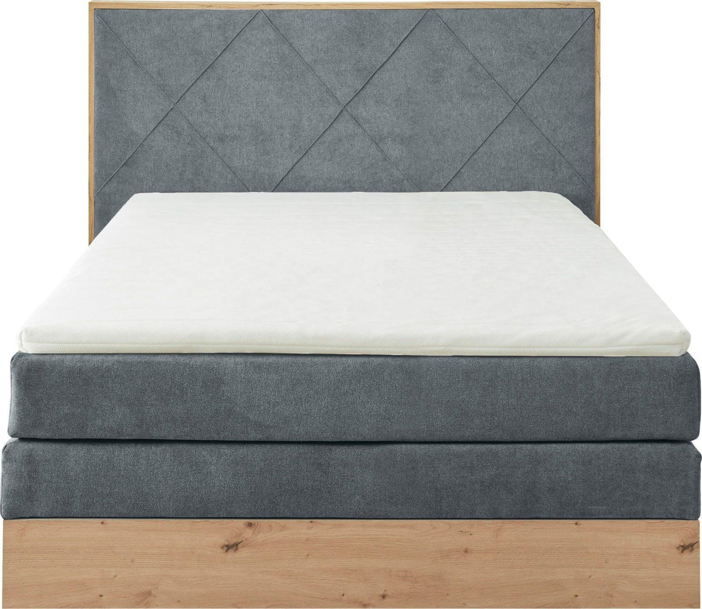 Boxspringbett Bellevue, inkl. Bettkasten und Topper 120x200cm
