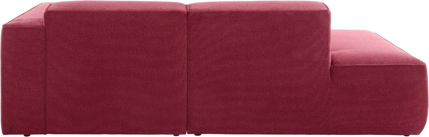 andas Ecksofa »Noord« Struktur Farbe: weinrot