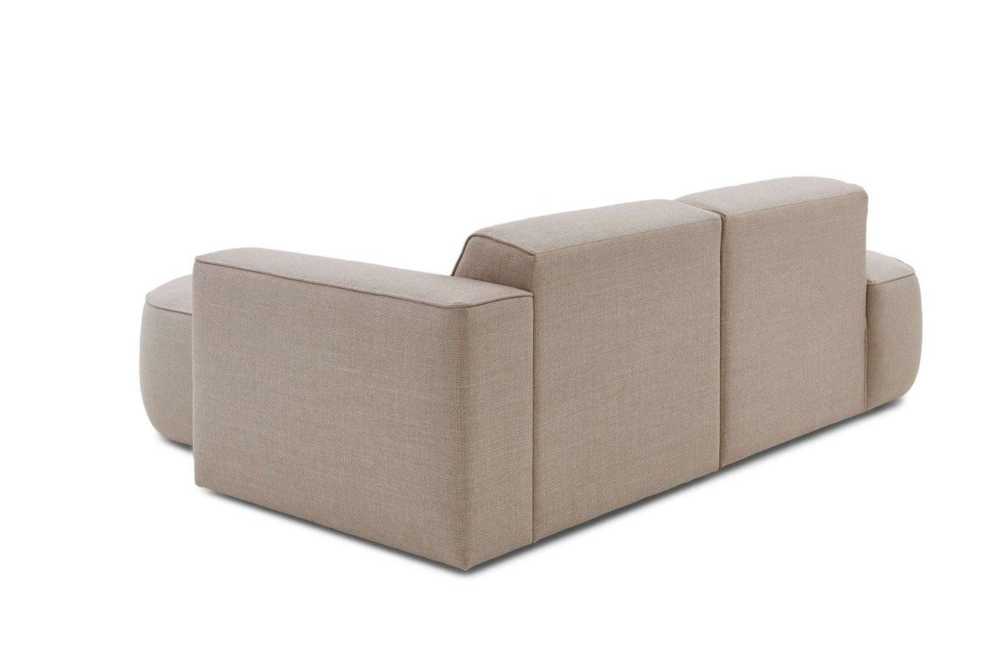 andas Ecksofa Tisso, sandfarben, kompaktes Sofas, modernes, ansprechendes Design