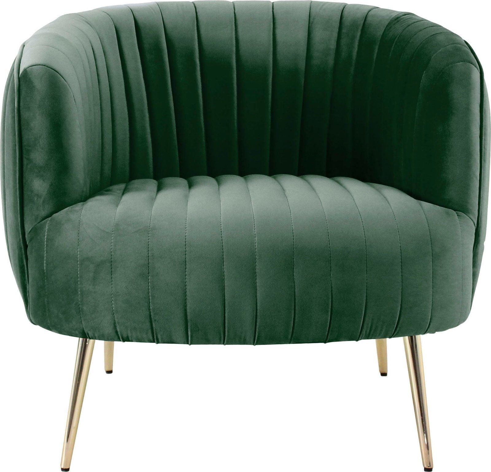 Cocktailsessel »Eveline«, Luxus-Microfaser, mit goldenen Füßen