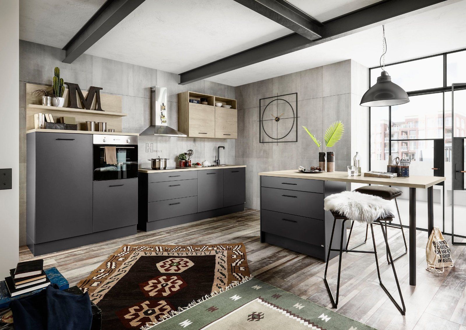 set one by Musterring Küchenzeile Nashville, ohne E-Geräte