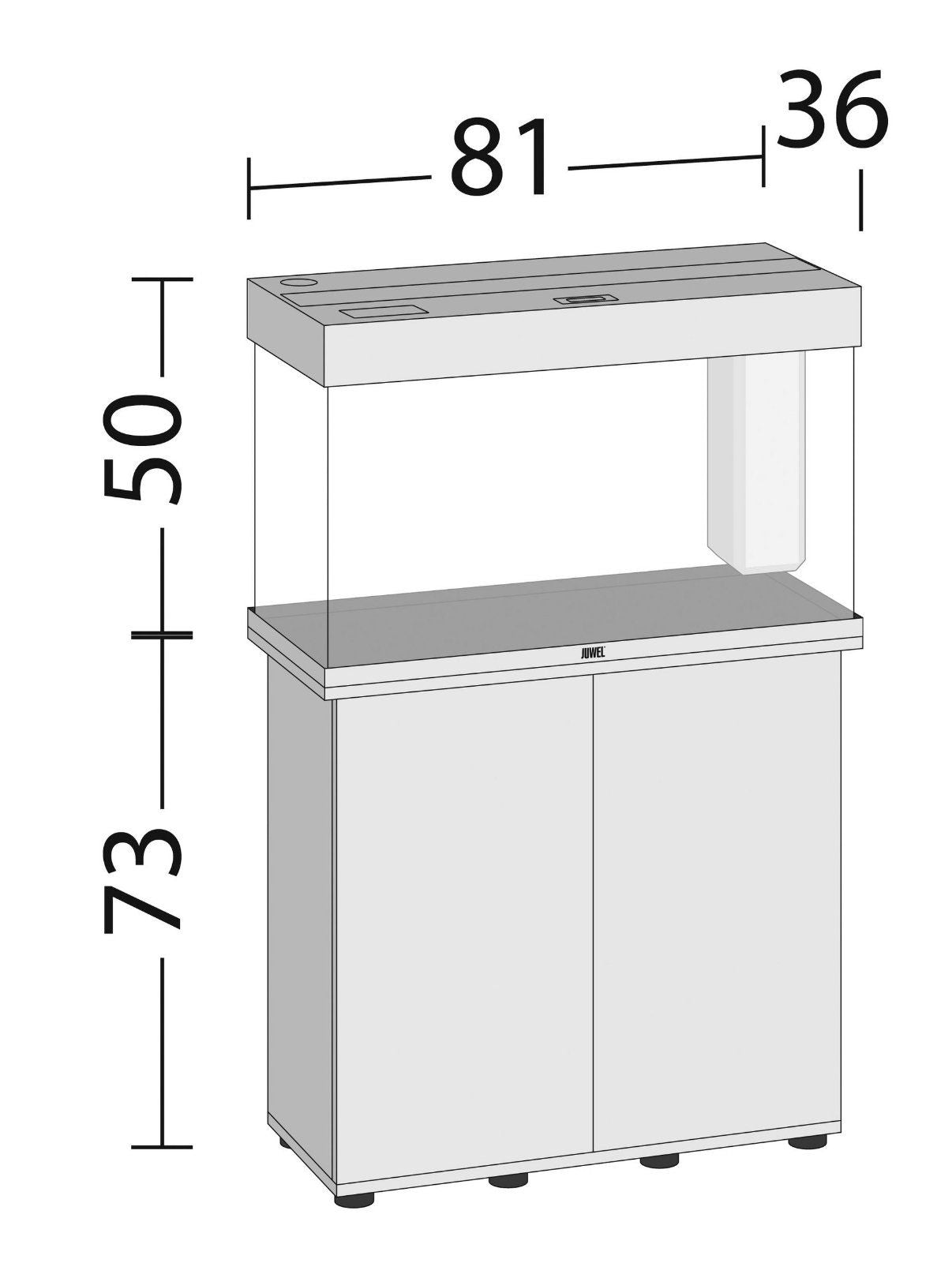 JUWEL AQUARIEN Aquarien-Set »Rio 125 LED«125 l, mit Unterschrank