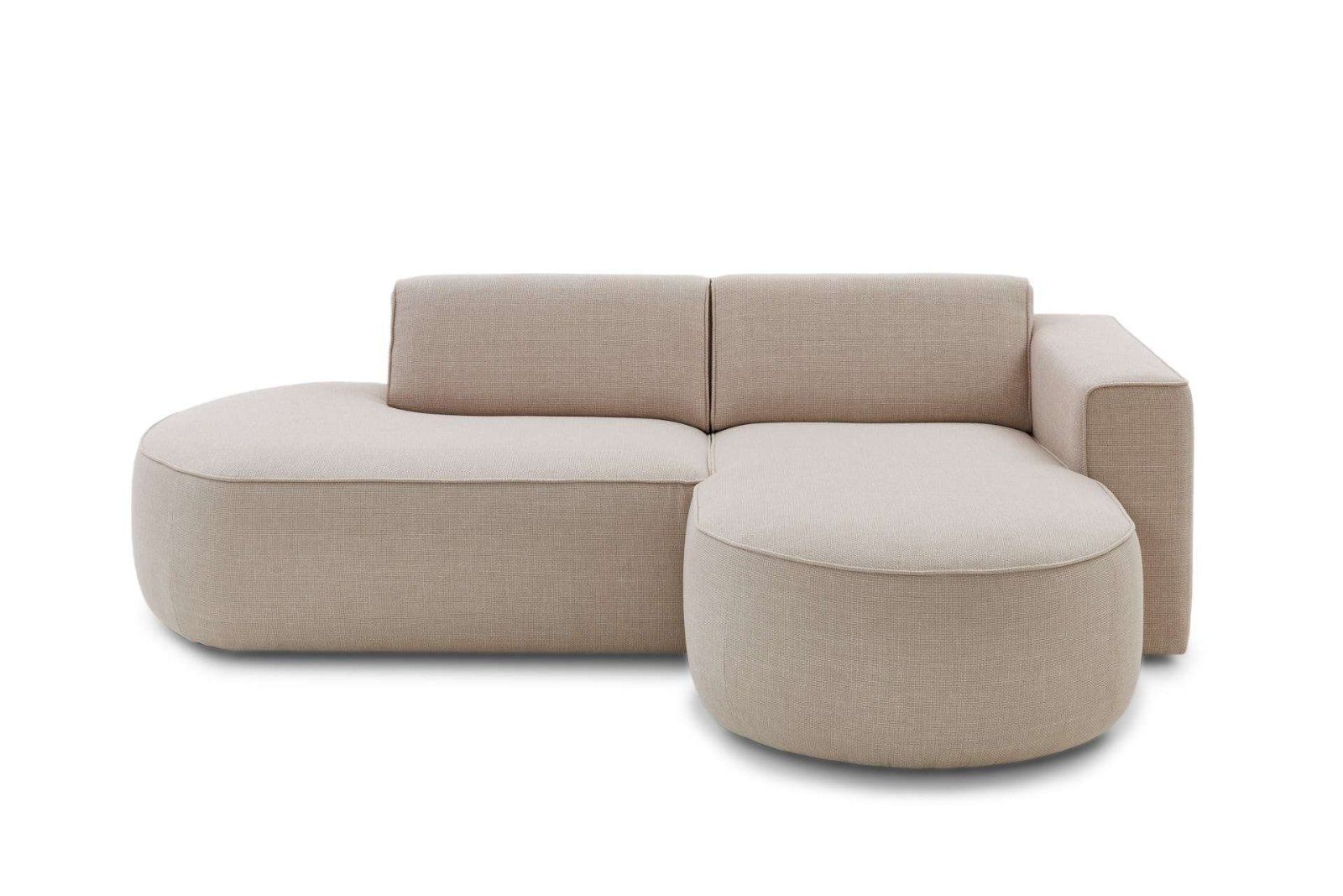 andas Ecksofa Tisso, sandfarben, kompaktes Sofas, modernes, ansprechendes Design