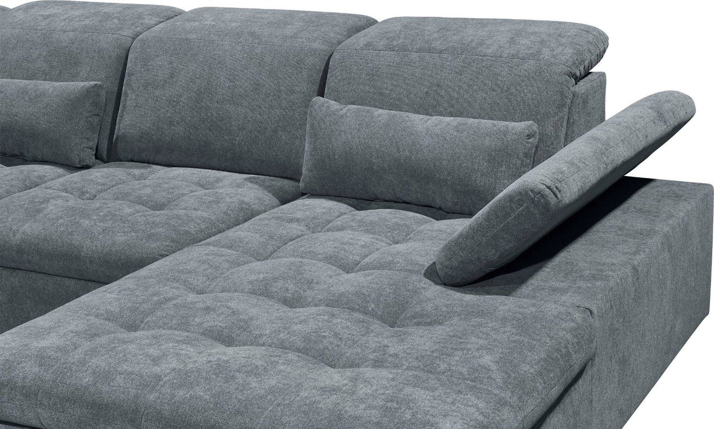 Wohnlandschaft »Wayne«, mit Bettfunktion und Bettkasten anthrazit
