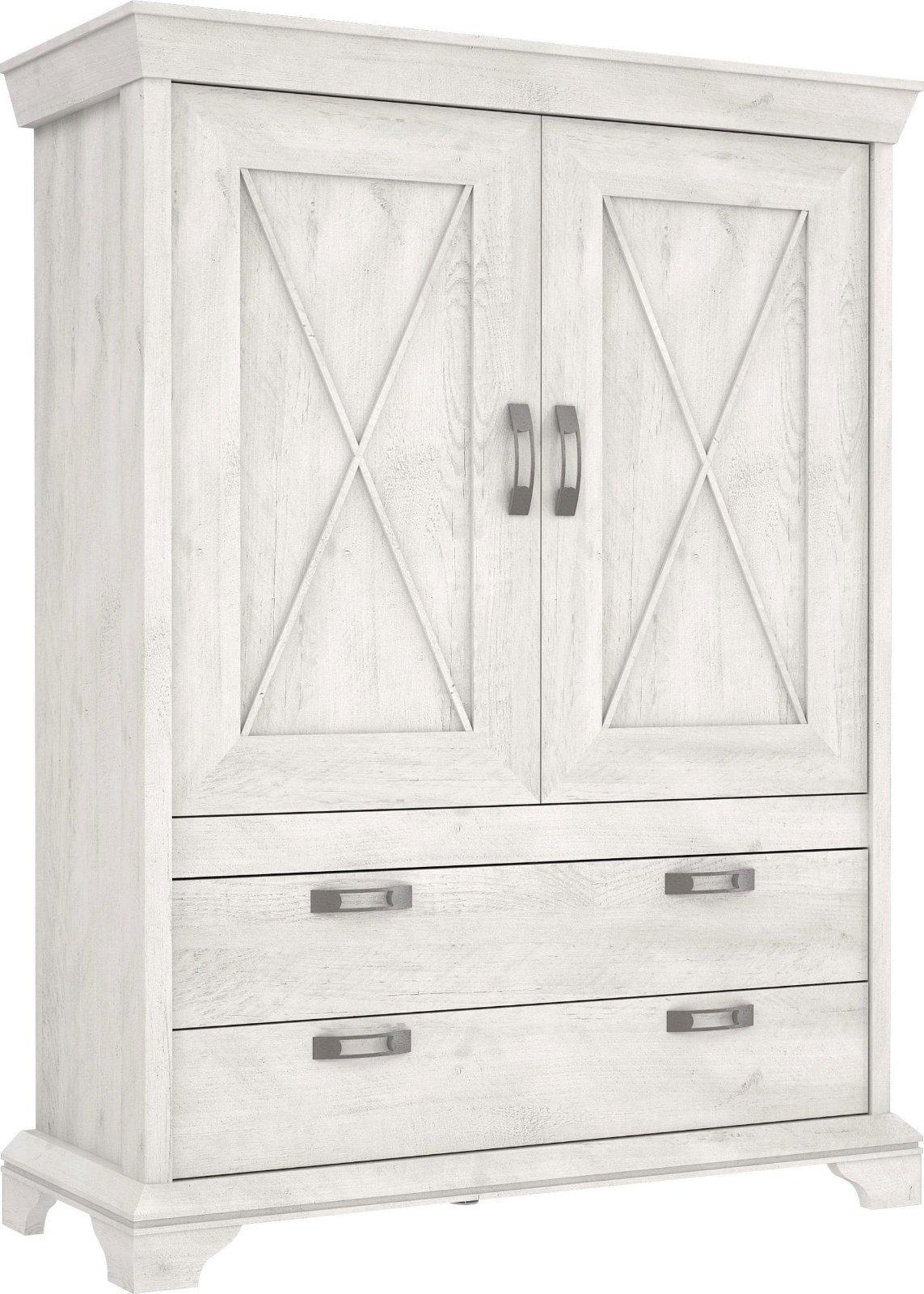 Highboard »Kashmir« breite 123cm in Pinia Weiss