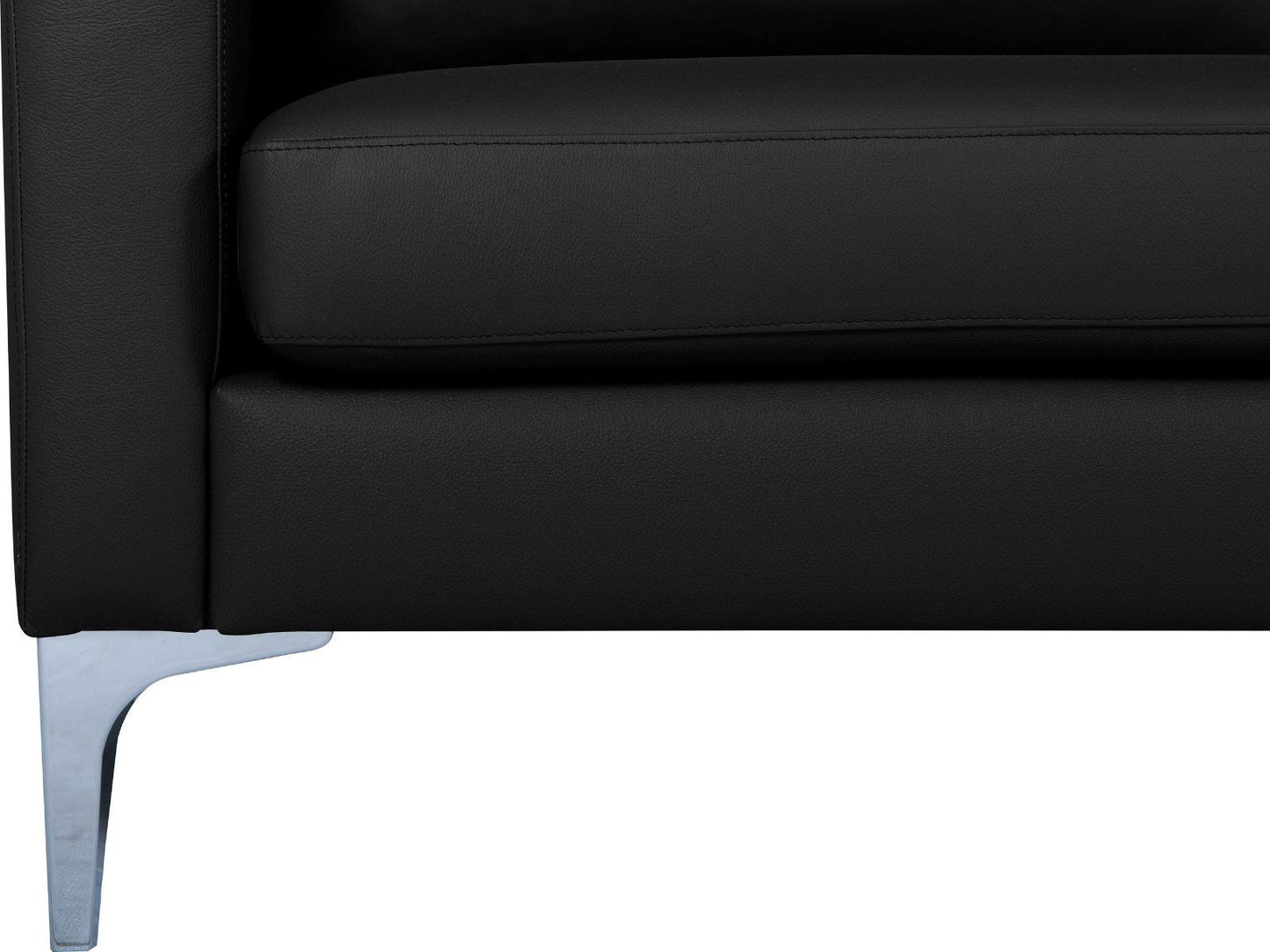 GEPADE Ecksofa »Laura« Leder Schwarz Recamiere links