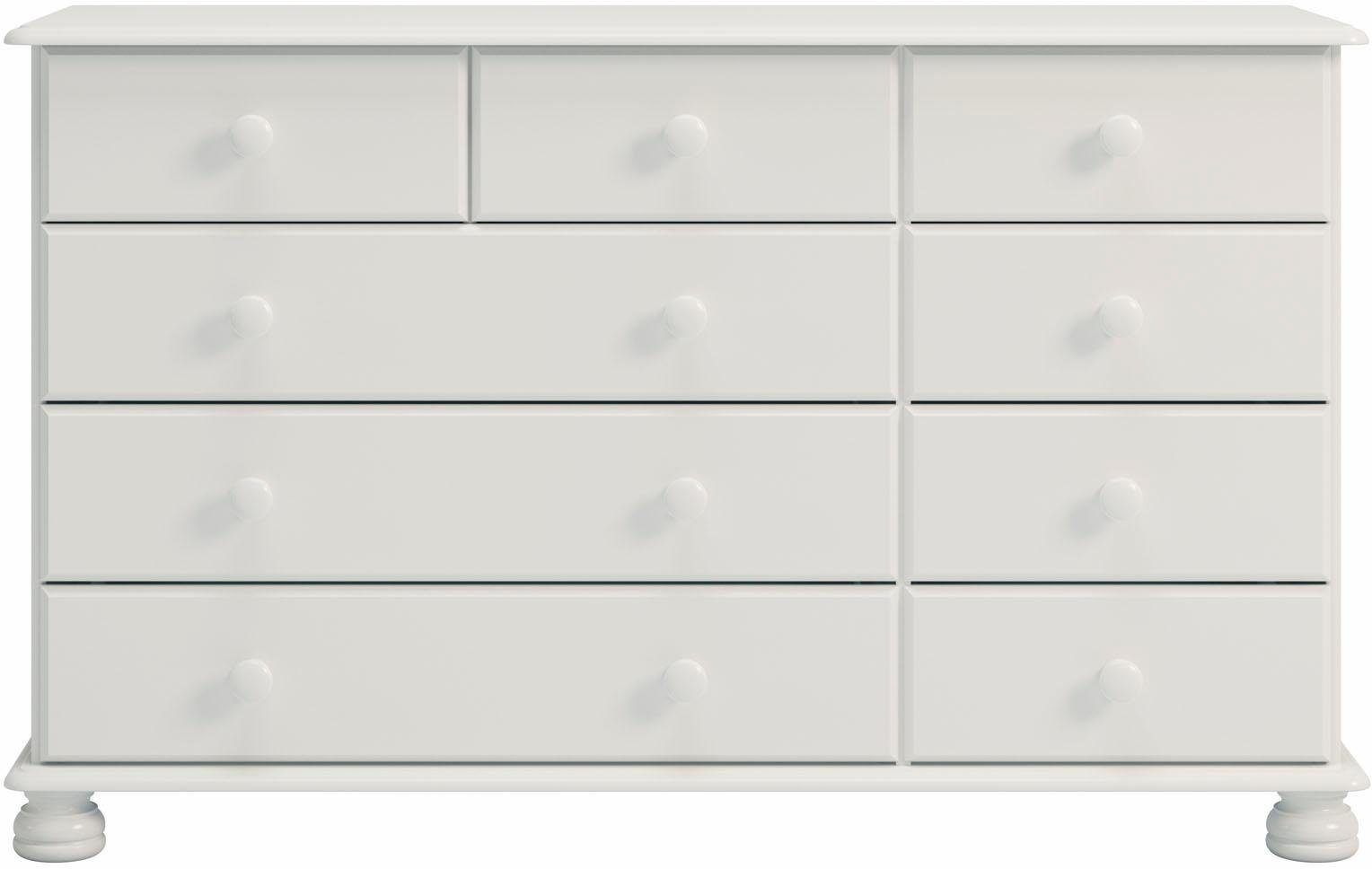 Home affaire Kommode Richmond, mit 9 Schubladen, Breite 121 cm