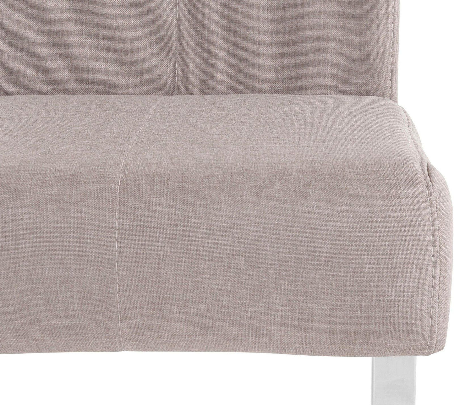 Home affaire Freischwinger »Rab« Set, 2 Stück Webstoff cappuccino