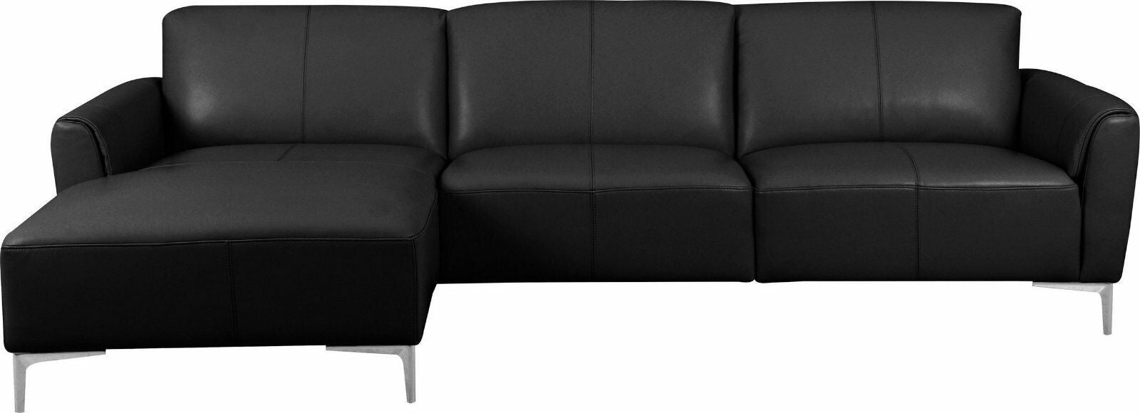 Places of Style Ecksofa »Akron«, modernes Design NaturLEDER®