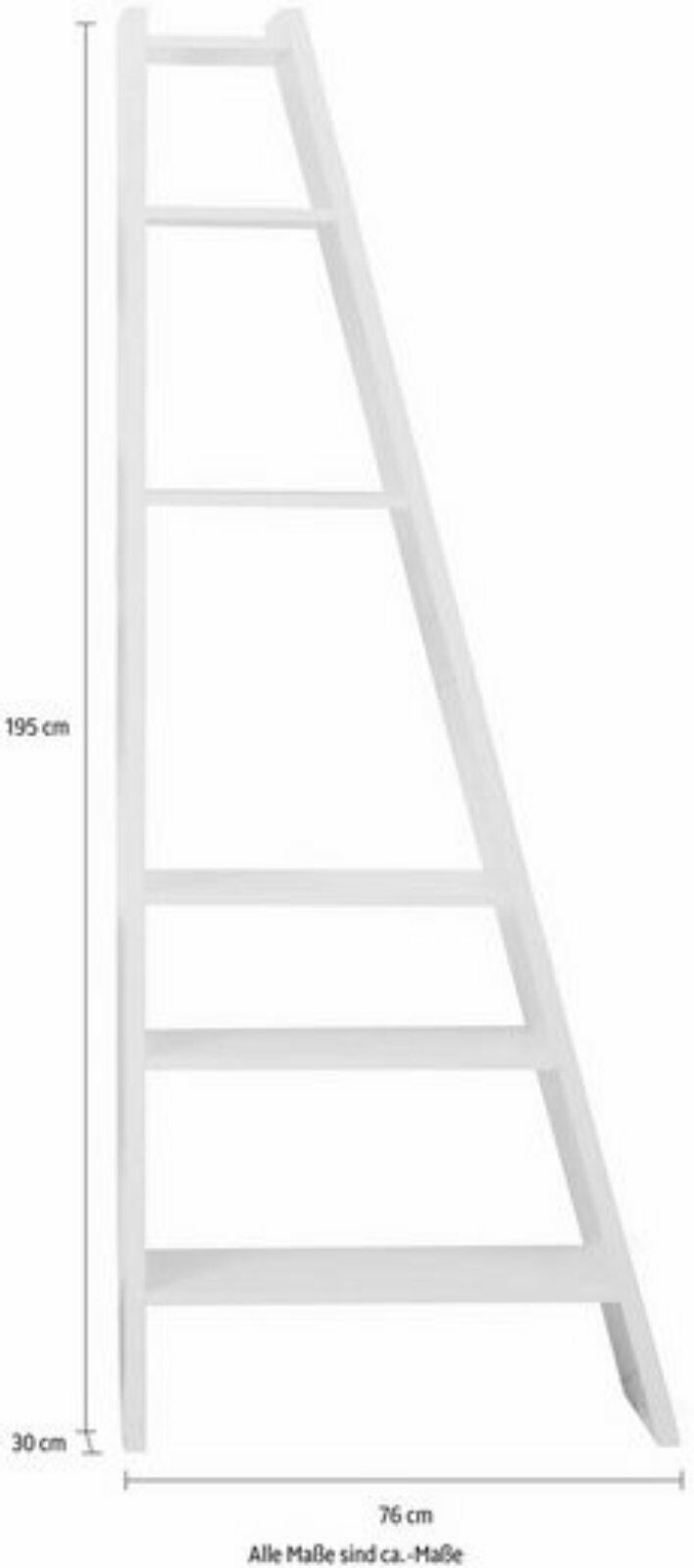 Regal »Delta« unterschiedlich großen Fächern, schräges Gestell