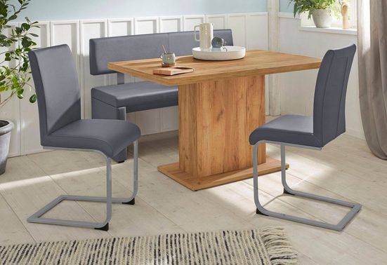 Home Affaire Sitzbank Charissa, mit Lehne, Breite 160cm in grau