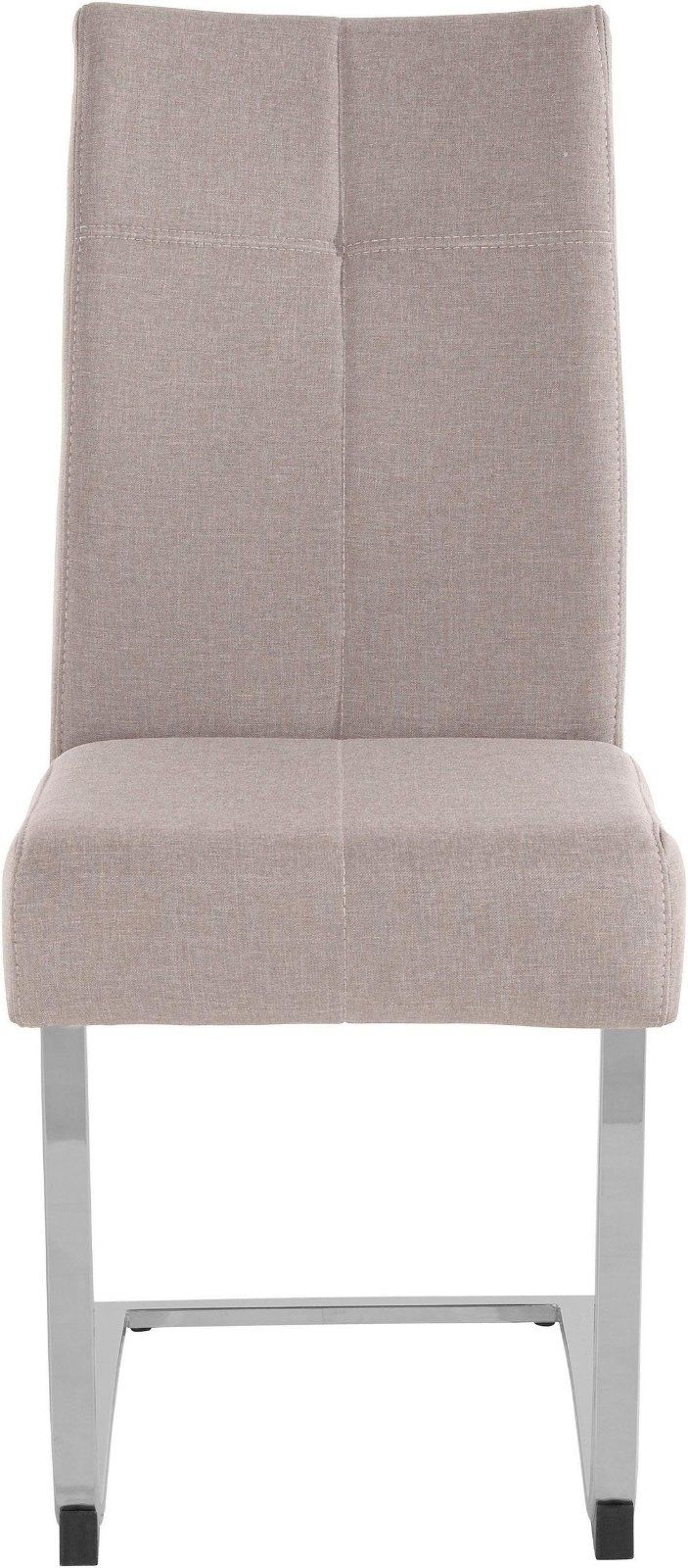 Home affaire Freischwinger »Rab« Set, 2 Stück Webstoff cappuccino