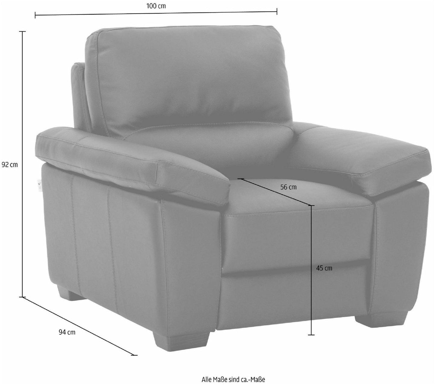 CALIA ITALIA Polstergarnitur Gaia, Set, 3-tlg