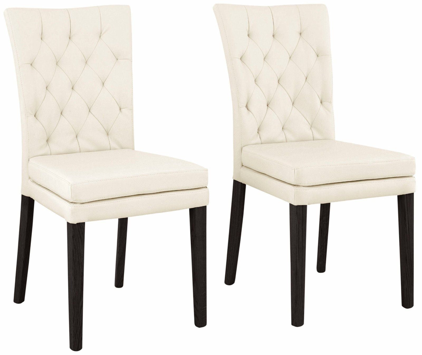 Home affaire Stuhl»Colorado« 4er Set Kunstleder beige