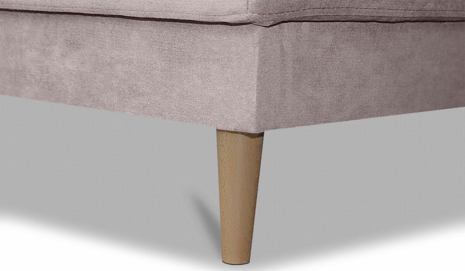 GEPADE Ecksofa Fabio, L-Form, beidseitig montierbar, Farbe: Taupe