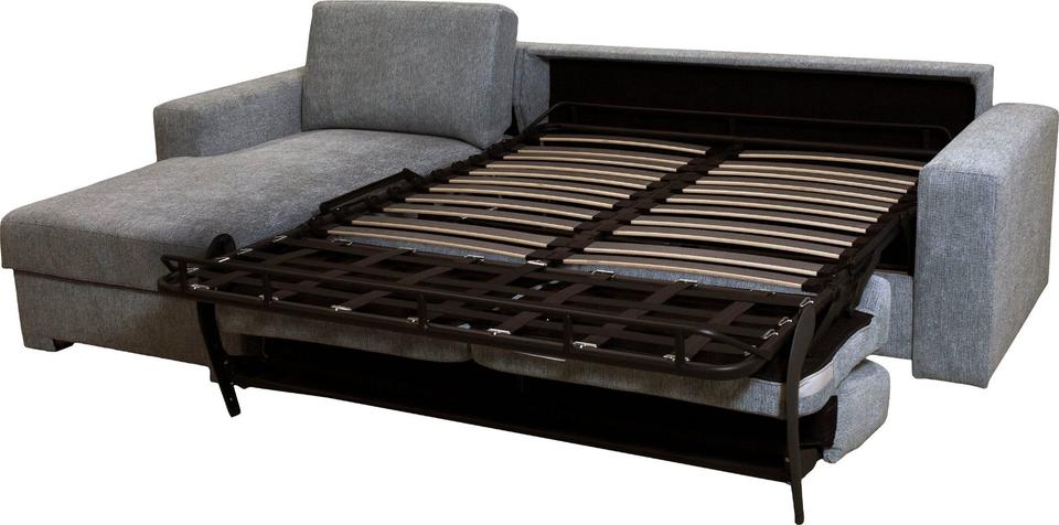 Ecksofa "Roma L" Dauerschlaffunktion, mit Unterfederung