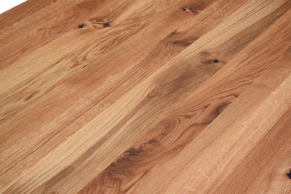 Esstisch,Küchentisch »Talwiese« Wildeiche massiv geölt 180cm