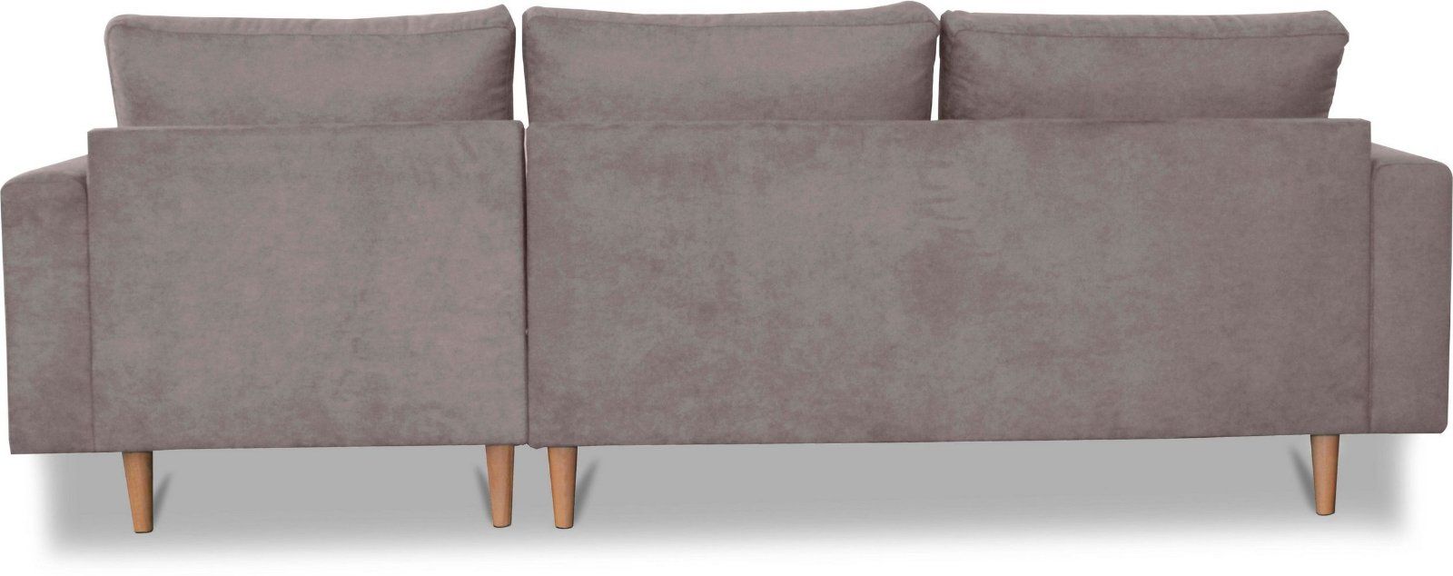 GEPADE Ecksofa Fabio, L-Form, beidseitig montierbar, Farbe: Taupe