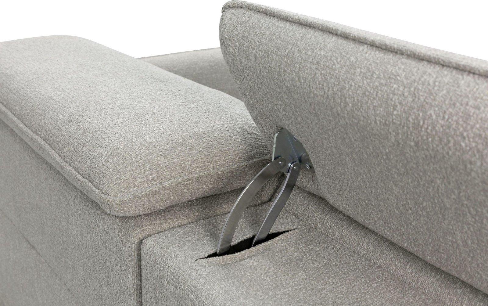 2-Sitzer KYLLY, XXL (208 cm) elektrische Relax- und Liegefunktion