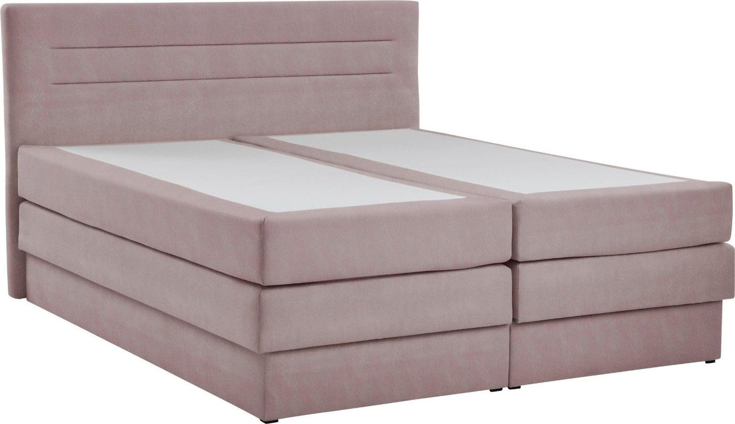 Schlafkomfort Boxspringbett »Berlin«, 180cm, inkl. Bettkasten und Topper