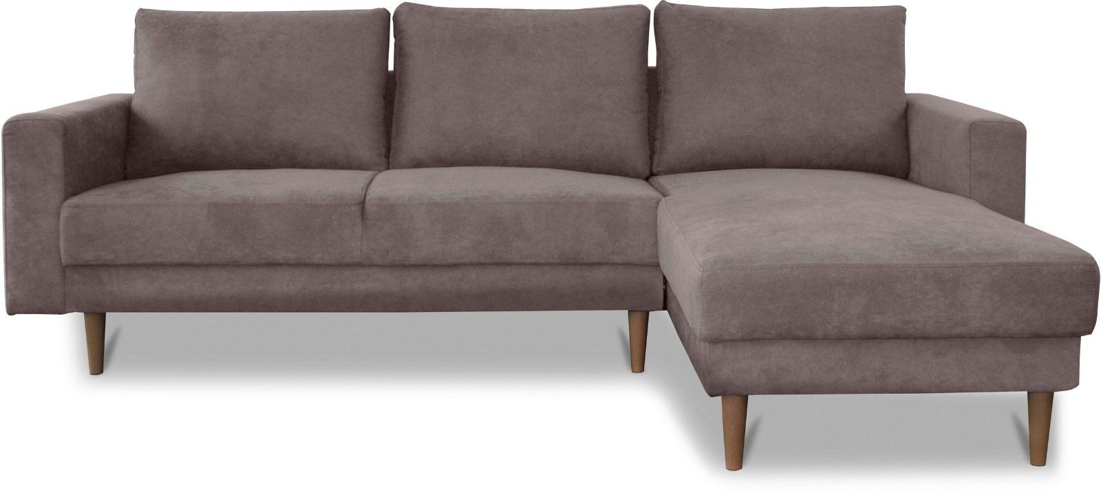 GEPADE Ecksofa Fabio, L-Form, beidseitig montierbar, Farbe: Taupe