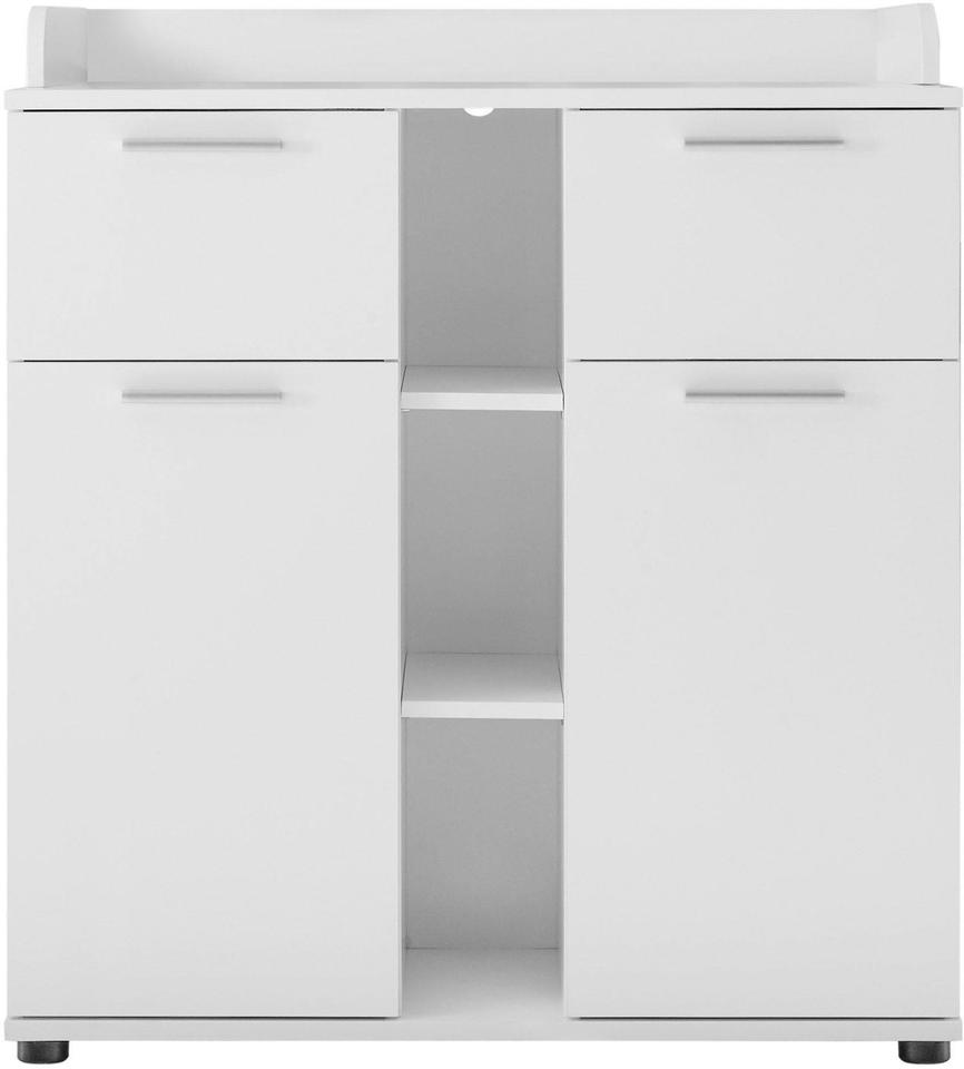 Babyzimmer-Set, 3-tlg., Bett, Wickelkommode, Schrank